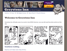 Tablet Screenshot of greystoneinn.net